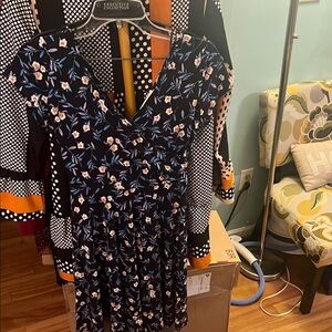 Floral V-Neck Dress by Kayleigh-stitch fix size small, faux wrap. NWOT